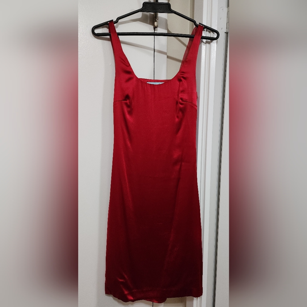 Guess by Marciano Sexy And Elegant Red SILK Dress